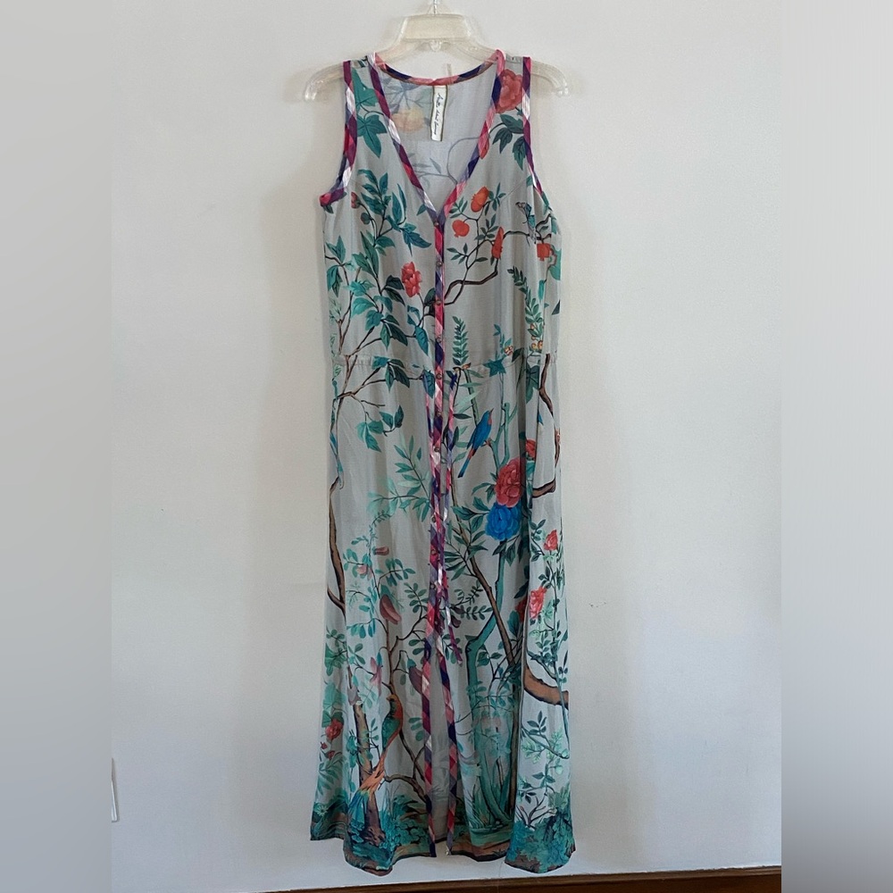 Aratta maxi bird floral dress